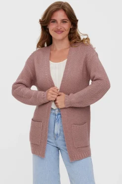 Vero Moda Cárdigan de mujer manga larga con botones Lila New