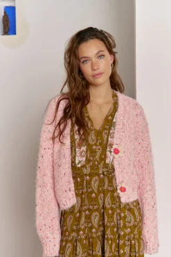 Jaase Cárdigan de punto Rosa Outlet