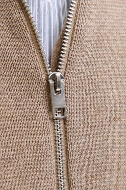 Jack & Jones Cárdigan de punto estructurado Beige