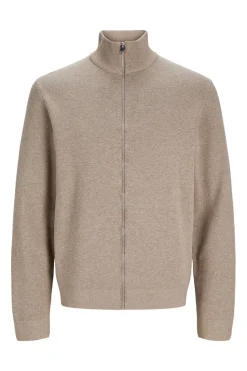 Jack & Jones Cárdigan de punto estructurado Beige