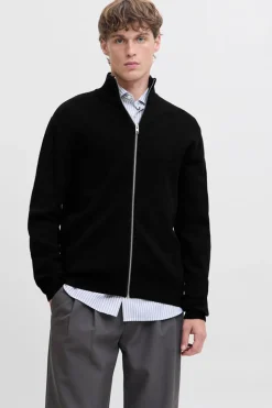 Jack & Jones Cárdigan de punto estructurado Negro Best