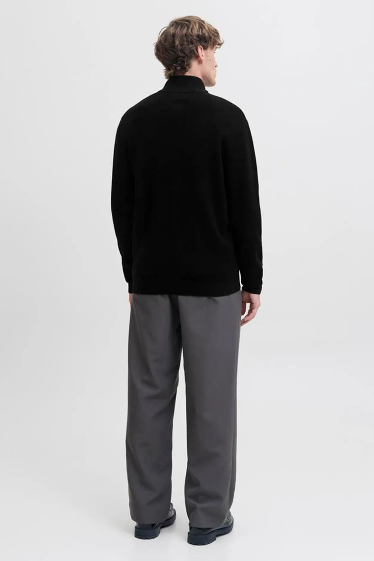 Jack & Jones Cárdigan de punto estructurado Negro Best