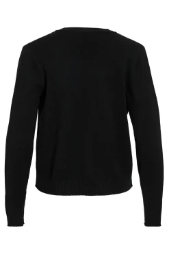 Vila Cárdigan largo de punto con viscosa Negro Hot