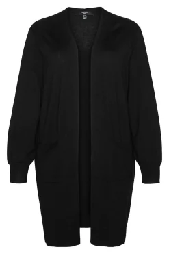 Vero Moda Curve Cárdigan largo talla grande Negro Best