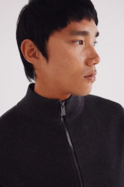 Springfield Cárdigan milano cremallera gris Outlet