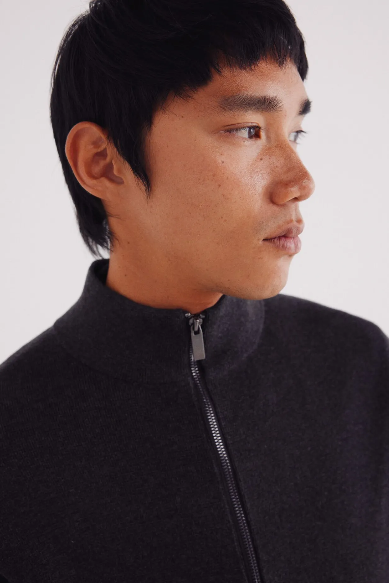 Springfield Cárdigan milano cremallera gris Outlet