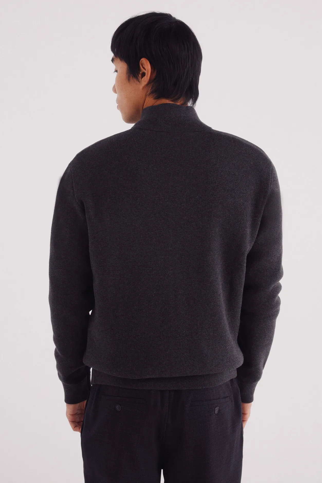 Springfield Cárdigan milano cremallera gris Outlet