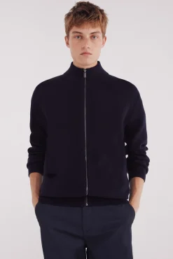 Springfield Cárdigan milano cremallera azul Discount