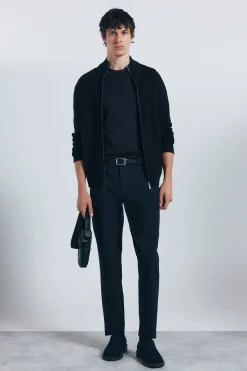 Springfield Cárdigan milano cremallera negro Outlet