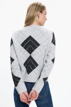 Vero Moda Cárdigan rombos Gris Discount