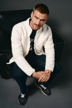 OOTO Cárdigan tejido sherpa Marfil Best