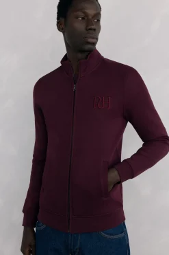 Pedro del Hierro Cárdigan tejido técnico Burdeos Hot