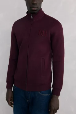 Pedro del Hierro Cárdigan tejido técnico Burdeos Hot