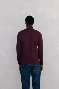 Pedro del Hierro Cárdigan tejido técnico Burdeos Hot