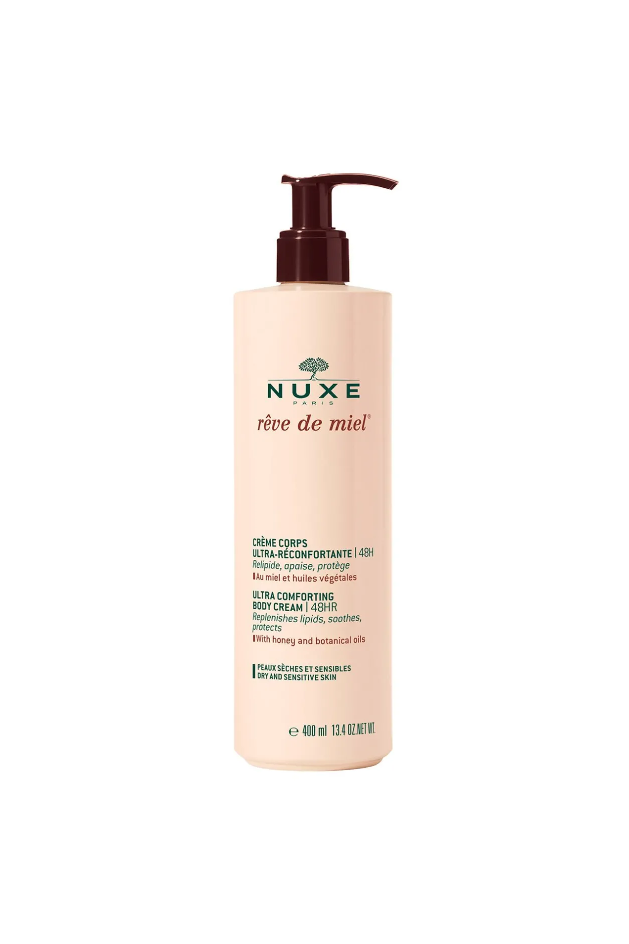 Nuxe Crema corporal rêve de miel ultra-reconfortante 400 ml Naranja Outlet