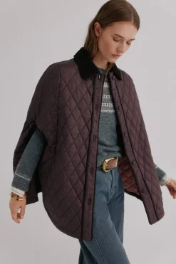 Hoss Intropia Danna. Capa acolchada Granate Discount