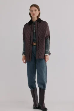 Hoss Intropia Danna. Capa acolchada Granate Discount