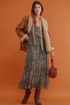 Hoss Intropia Daphne. Abrigo doble faz Camel Outlet