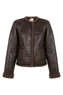 Hoss Intropia Delia. Chaqueta doble faz Marron oscuro Clearance