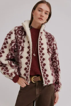 Hoss Intropia Dena. Deportiva estampada Marfil Clearance