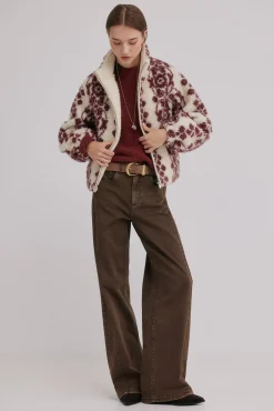 Hoss Intropia Dena. Deportiva estampada Marfil Clearance