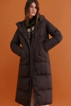 Hoss Intropia Diletta. Deportiva acolchada Marron Sale