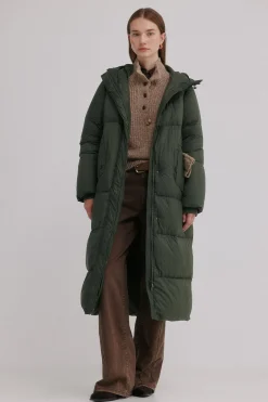 Hoss Intropia Diletta. Deportiva acolchada Kaki Hot