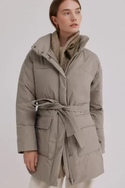 Hoss Intropia Dulia. Deportiva acolchada Kaki Online