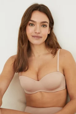 Women'secret ELEGANT Sujetador sin tirantes microfibra nude Online
