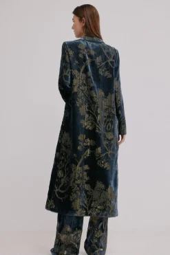 Hoss Intropia Elodie. Chaqueta jacquard Azul marino Hot