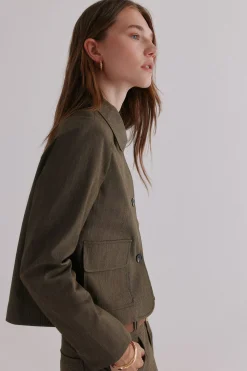 Hoss Intropia Eloïse. Chaqueta casual Kaki New