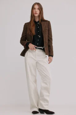 Hoss Intropia Elsa. Blazer espiga Marron Clearance