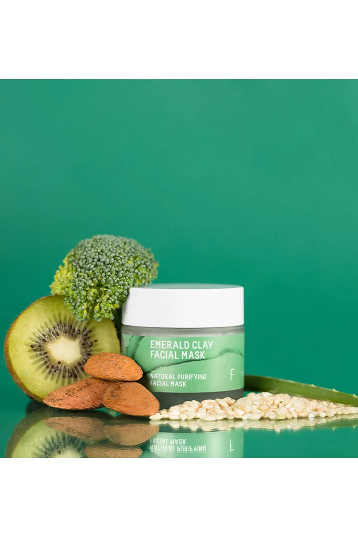 Freshly Cosmetics Emerald Clay Mascarilla Facial blanco