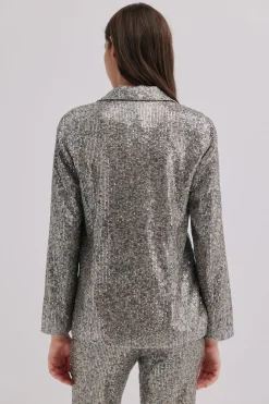 Hoss Intropia Emilia. Blazer lentejuelas Gris Online