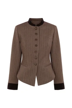 Hoss Intropia Emily. blazer entallada Marron New