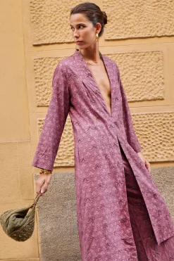Hoss Intropia Estelle. Kimono jaquard Rosa