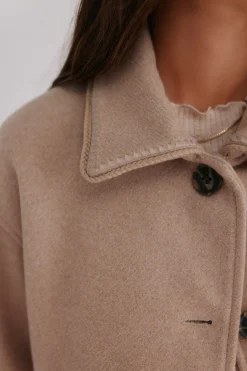 Hoss Intropia Fabiana. Abrigo corto Gris Sale