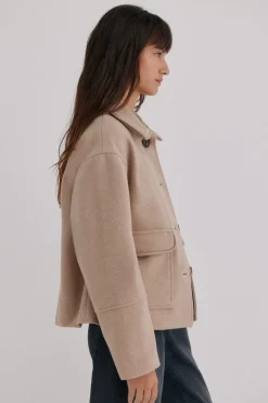 Hoss Intropia Fabiana. Abrigo corto Gris Sale