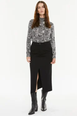 System Action Falda abertura negro Online