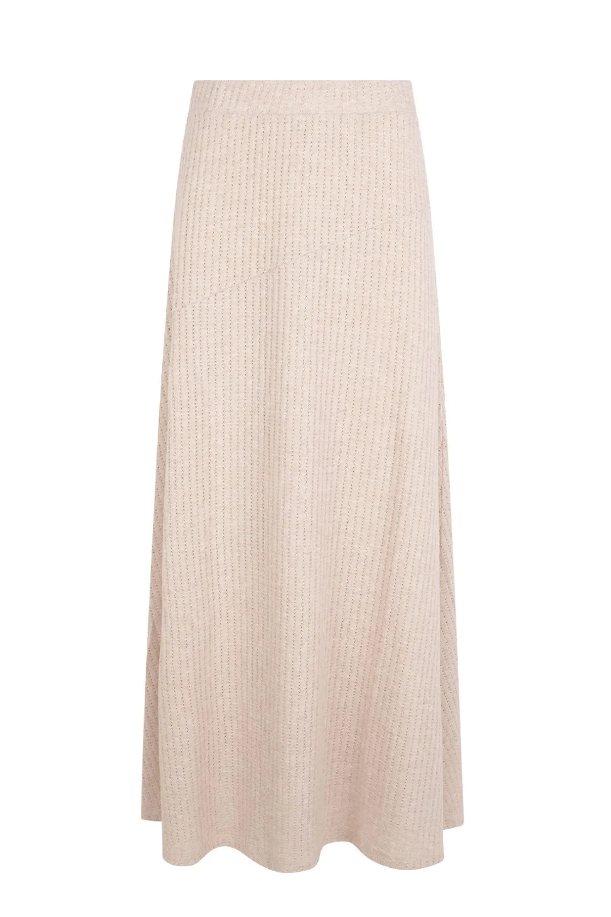 Slowlove Falda capa de punto Beige Best