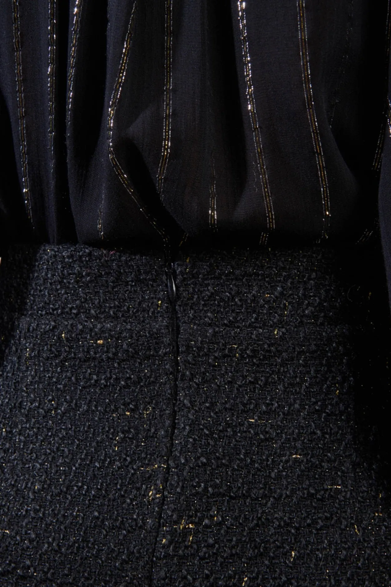 Molly Bracken Falda corta detalle corazones Negro Clearance