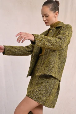 Molly Bracken Falda corta estampado animal Multicolor Discount