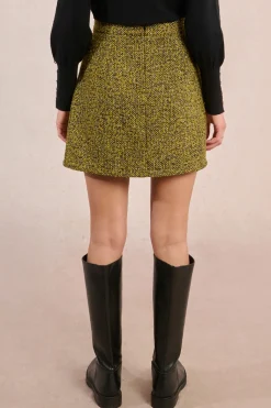 Molly Bracken Falda corta estampado animal Multicolor Discount