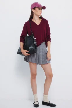 Springfield Falda corta tablas gris Clearance