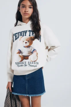 Springfield Kids Falda denim niña azul Hot