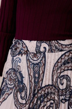 Polín Et Moi Falda estampado Estampado blanco