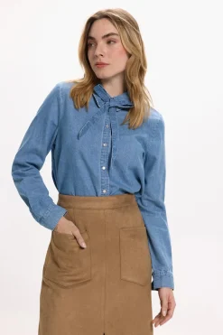 Vila Falda midi antelina Camel