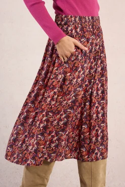 Molly Bracken Falda midi con estampado Multicolor Best