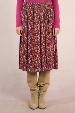 Molly Bracken Falda midi con estampado Multicolor Best