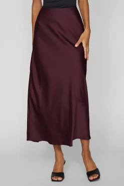 Vila Falda midi satén Vino Discount